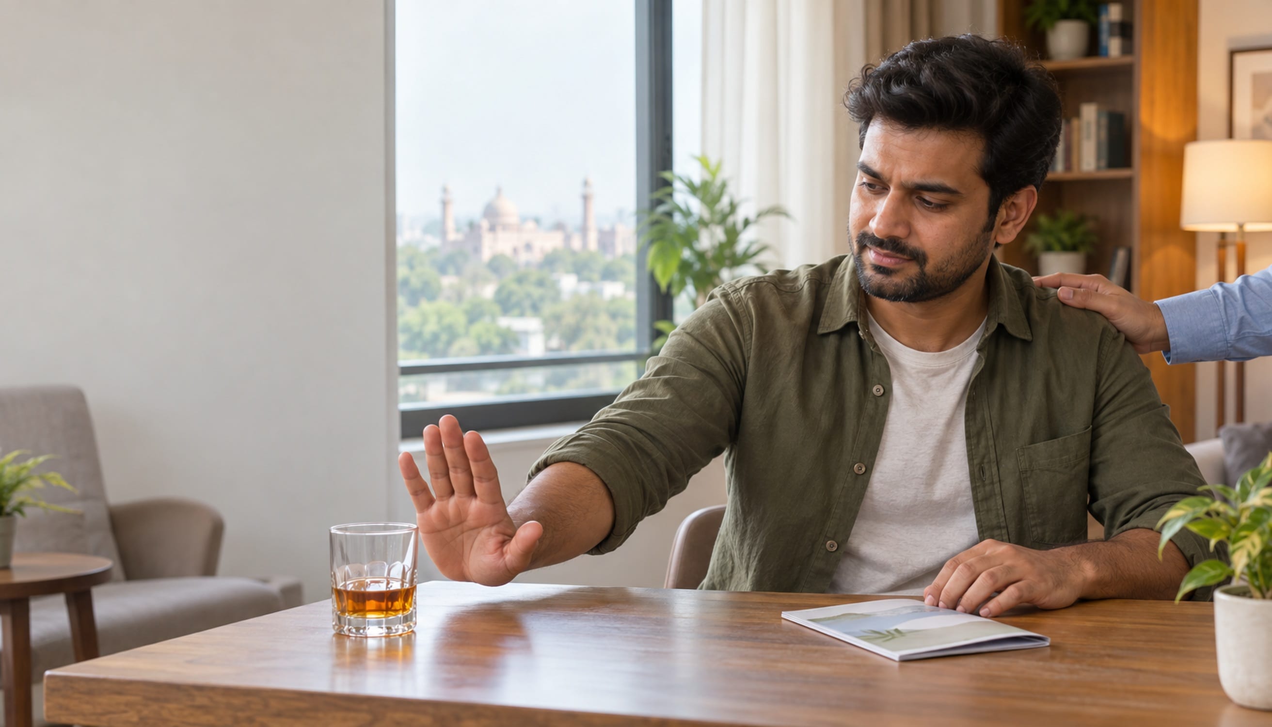 De-addiction treatment — cigarettes, alcohol and pills