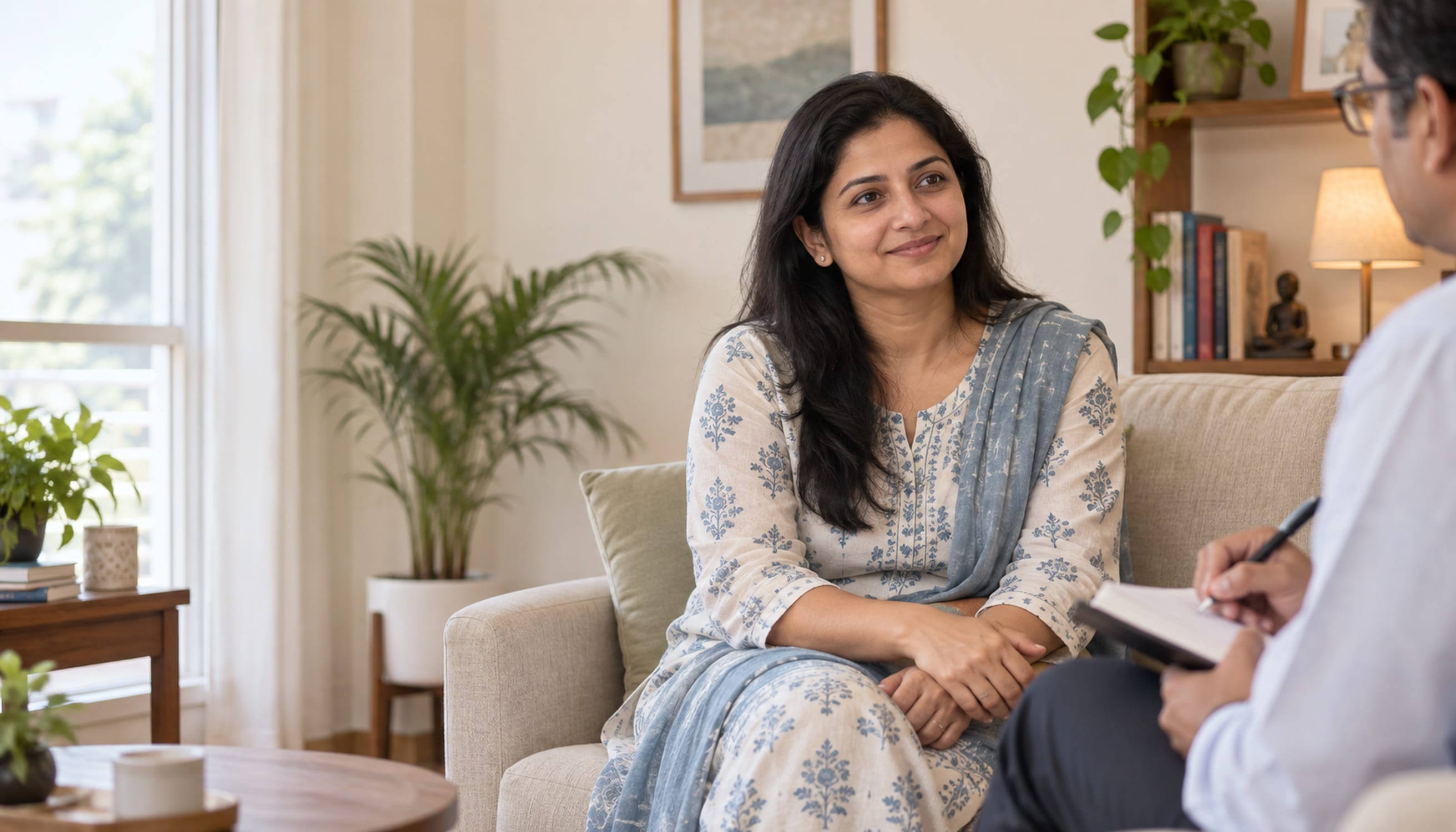 Counselling session for depression and anxiety
